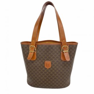 Celine Brown Pvc Tote Bag (Pre-Owned)