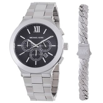 Michael Kors Oversized Billie Chronograph Quartz Mens Watch and Bracelet Gift Set MK9272SET
