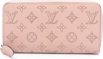 Louis Vuitton Magnolia Pink Mahina Leather Long Wallet (Bi-Fold) (Pre-Owned)