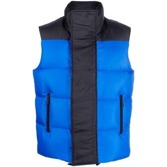 Dsquared2 Mens Blue Gilet Down Jacket - Size Medium