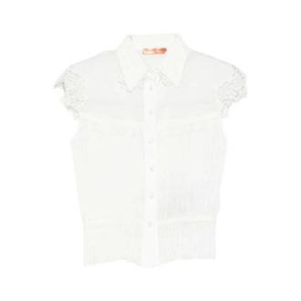 Ermanno Scervino Shirts, female, White, Size: 2XS Shirt