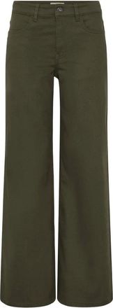 Ichi Pantaloni Larghi - - Trousers - Donna - Verde - W25 L34