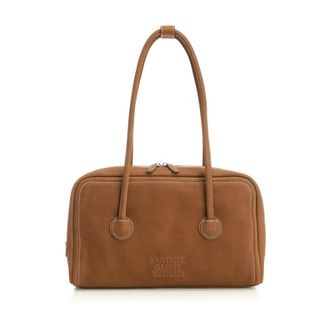 Marge Sherwood Soft Boston Bag - female - Marge Sherwood - Shoulder Bags - Beige - ONE SIZE - Bags