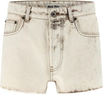 Miu Miu Grey Denim shorts