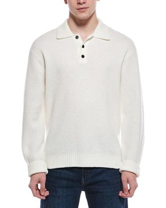 Theory Wool & Cashmere-Blend Polo Shirt