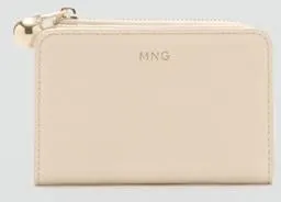 Mango Portafoglio piccolo mini perline giallo pastello - Donna - Taglia unica - MANGO