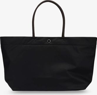 Tory Burch Womens Nylon Shoulder Bag With Front Logo Black