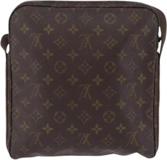 Louis Vuitton Pre-owned Vintage Canvas Cross Body Bag - Dames - Vintage Schoudertas - Bruin - ONE Size - Vintage