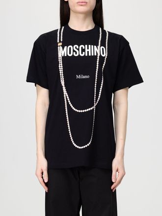 Moschino T-shirts in cotone stampata Moschino Couture