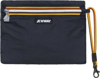 K-Way Stijlvolle Nimes Clutch Portemonnee Kaarthouder - unisex - Portefeuilles - Blauw - ONE Size - Accessoires