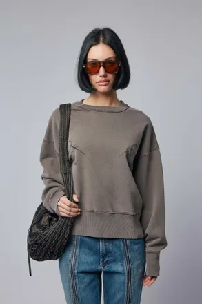 Jean Paul Gaultier Fleece Sweatshirt Embroidered needles Jean Paul Gaultier