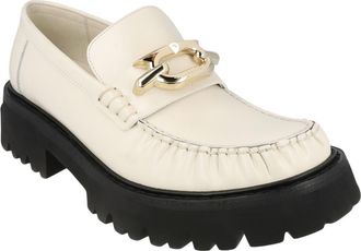 Ferragamo Lug Sole Loafer in White at Nordstrom Rack, Size 6.5
