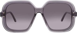 Dior DIORHIGHLIGHT S1I Gradient Smoke Square Ladies Sunglasses CD40123I 20B 57
