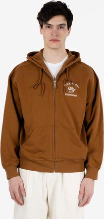 Carhartt Work in Progress Hooeded Eightynine sweat jacket hamilton brown