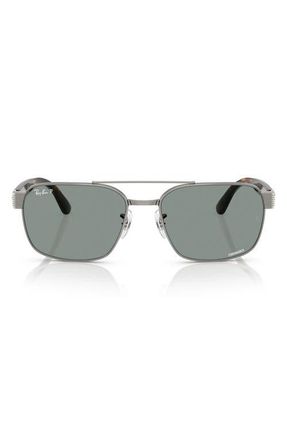 Ray-Ban Chromance 58mm Polarized Square Sunglasses in Gunmetal at Nordstrom