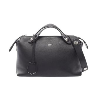 Fendi Pre-owned BY THE WAY Medium lederen 2way handtas - Dames - Pre-owned - Zwart - Maat: ONE Size Leer