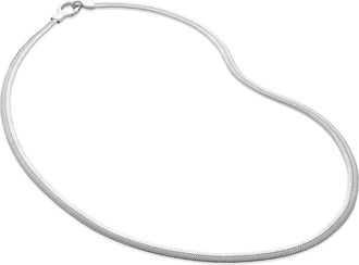 Monica Vinader Wide Snake Chain Necklace in Sterling Silver at Nordstrom