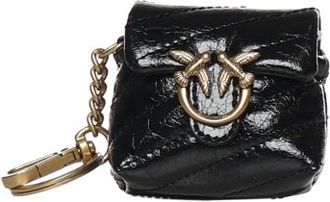 Pinko Pinko, Tassen, Dames, Zwart, ONE Size, Leer, Cross Body Bags