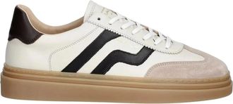 GANT Cuzmoon Sneakers - Heren - Schoenen - Beige - Maat: 42 EU Leer