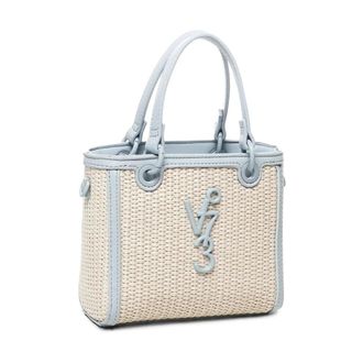 V&deg; 73 Borsa Shopping Piccola Estiva - - Bags - Donna - Blu - ONE SIZE