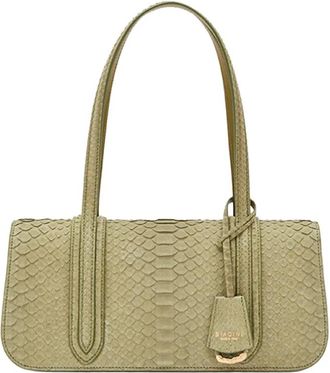 Biagini Texas Schoudertas - Dames - Schoudertassen - Groen - ONE Size - Leer - Tassen