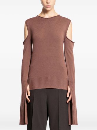 Rick Owens Porterville cutout sweater - Brown