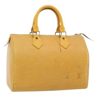 Louis Vuitton Pre-owned Handbags, female, Yellow, Size: ONE SIZE Pre-owned Vintage Epi Hand Bag