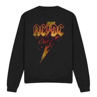 AC/DC AC/DC Volwassen uniseks Fire Bolt Sweatshirt (Zwart)