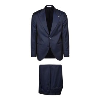 Sartoria Latorre Giacca Stondata - Heren - Business pakken - Blauw - XL - Wol - Kostuums