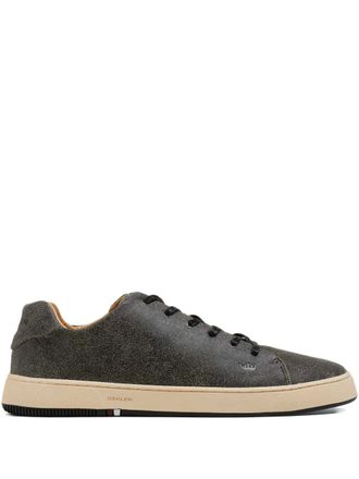 Osklen Soho leather sneakers - men - Calf Leather/Calf Leather/Rubber - 41 - Black