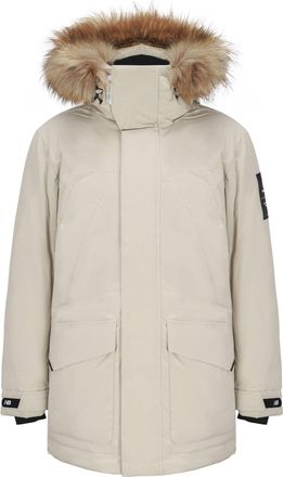 New Balance Warm Hooded Down Jacket Asia Sizing White 5PB42201-DB