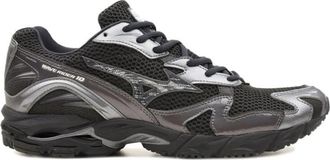 Mizuno Wave Rider 10 - Heren - Hardloopschoenen - Zwart - 42 EU - Leer - Fitness