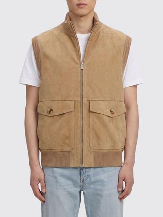Brunello Cucinelli Gilet di camoscio Brunello Cucinelli