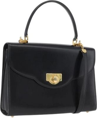 Bally Pre-owned Handbags, female, Black, Size: ONE SIZE Pre-owned Leather Handbag