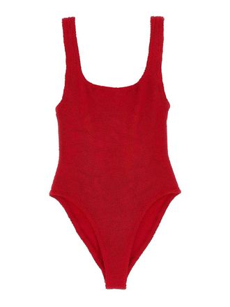 Hunza G Square Neck One-Piece Swimsuit