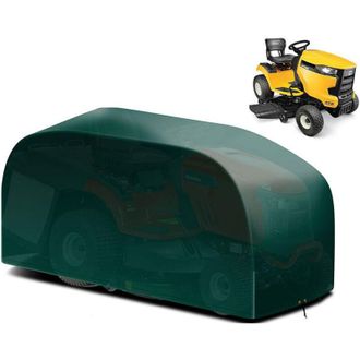 OEM Funda Protectora Impermeable Para Cortac&eacute;sped - 183 X 137 X 117 Cm - Cord&oacute;n Ajustable En El Dobladillo, Resistente A Los Rayos Uv Y Al Viento