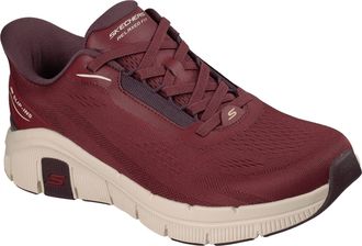 Skechers Relaxed Fit Flex Zayder Textiele Heren Bordeaux Mesh/Synthetische Sneakers