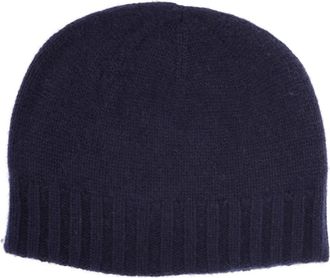 Drumohr Cuffia reversibile - Heren - Hoeden - Blauw - ONE Size - Kasjmier - Accessoires