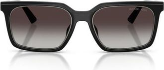 Michael Kors Honolulu 55mm Gradient Square Sunglasses in Black /Grey Gradient at Nordstrom