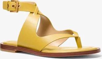 Michael Kors Irene Leather Wrap Sandal
