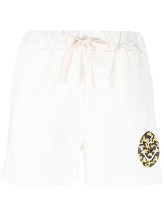 Joshua Sanders Smiley Logo Cotton Shorts
