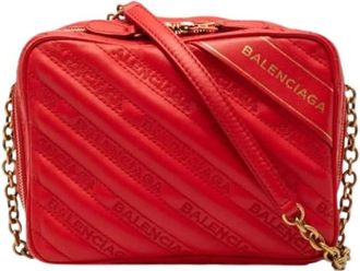 Balenciaga Pre-owned Cross Body Bags, female, Red, Size: ONE SIZE Pre-owned Vintage Shoulder Bag
