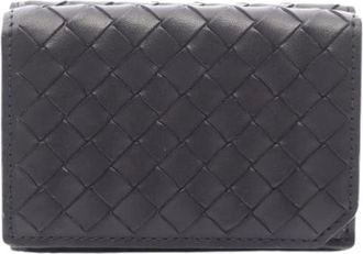 Bottega Veneta Pre-owned Wallets, female, Black, Size: ONE SIZE Pre-owned Leather Wallet