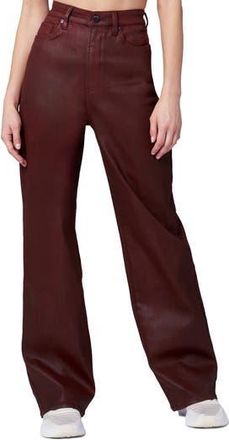 Blank NYC Franklin Coated Denim Ribcage Jeans in Coffee Talk at Nordstrom Rack, Size 30