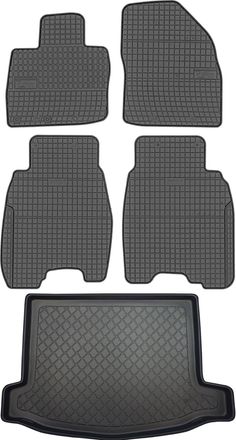 OEM Juego De Alfombrillas De Goma Para Coche Y Maletero Para Honda Civic Viii Hatchback (2006-2012)