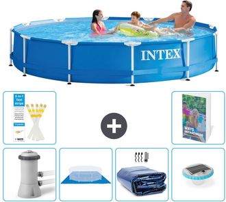 Intex Piscina Con Estructura Redonda - 366x76 Cm - 7-piezas S272