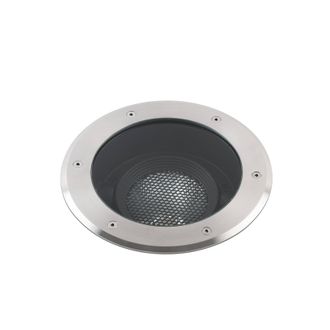 Netlighting Geiser Outdoor LED Recessed Ground Light Tiltable 32W 3000K 38deg. IP67 in Grey