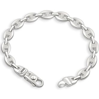 Pompeii3 Mens Marine 14k Gold (40gram) or Platinum (75gram) 8.5mm Link Bracelet 8