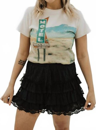 Daydreamer Motel Ranch House Vintage Tee In Beige