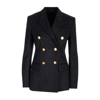 Givenchy Double-breasted Blazer - female - Givenchy - Blazers - Blue - M - Jackets